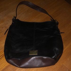 Tignanello hobo bag black and brown